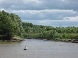 Устье реки Тевриз впадающей в Иртыш